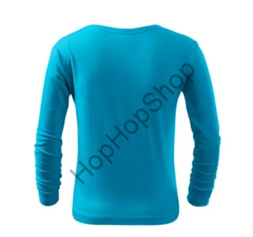 Malfiny FIT-T LS 121-44, triko, tyrkysová, jednobarevné, dl. rukáv, 100% bavlna