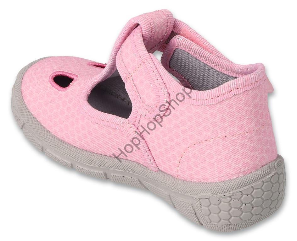 Befado Honey 630P004, dívčí, bačkůrky, Soft-B, SVĚTLE RŮŽOVÉ