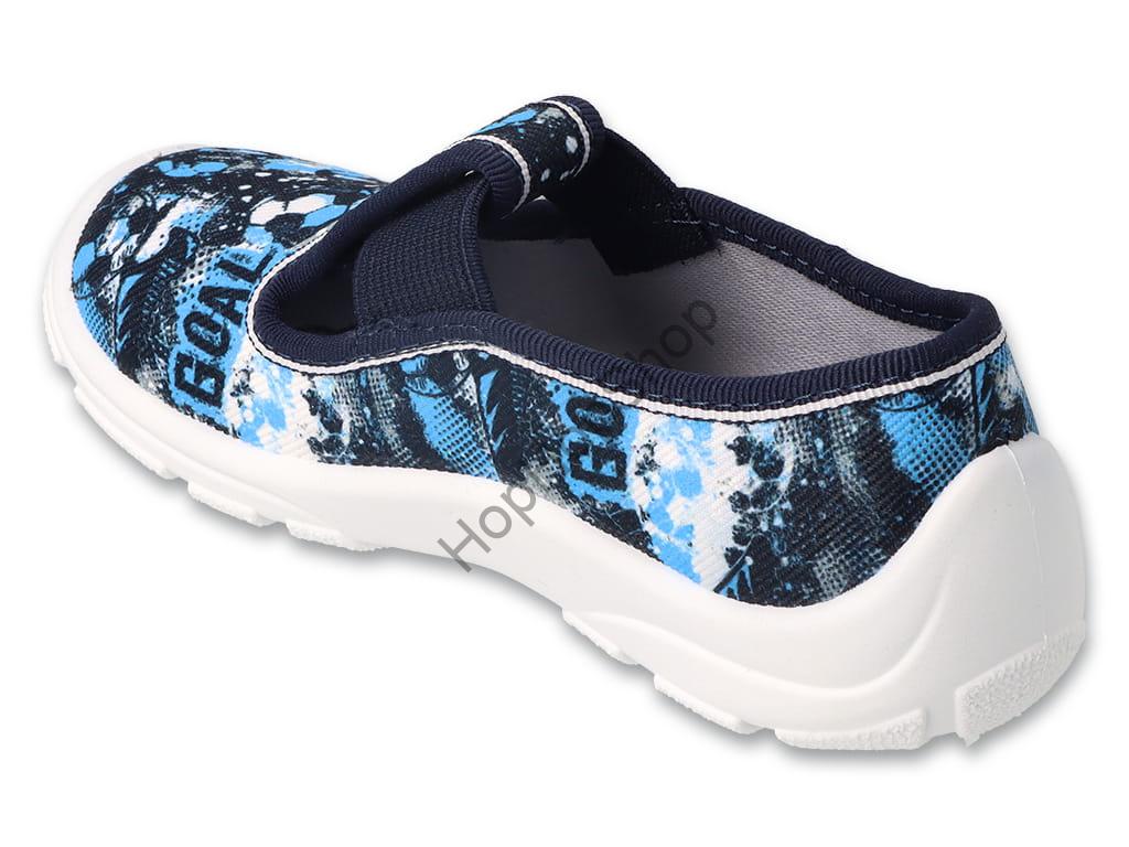 Befado Danny 975X174, chlapecké, bačkory, šedá/modrá, GOAL