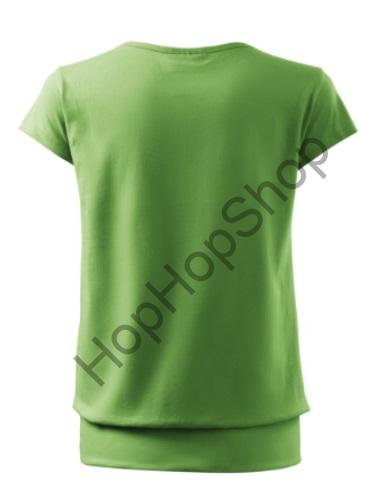 MALFINI CITY 120-39, triko, dámské/dívčí, 100% bavlna, trávově zelená