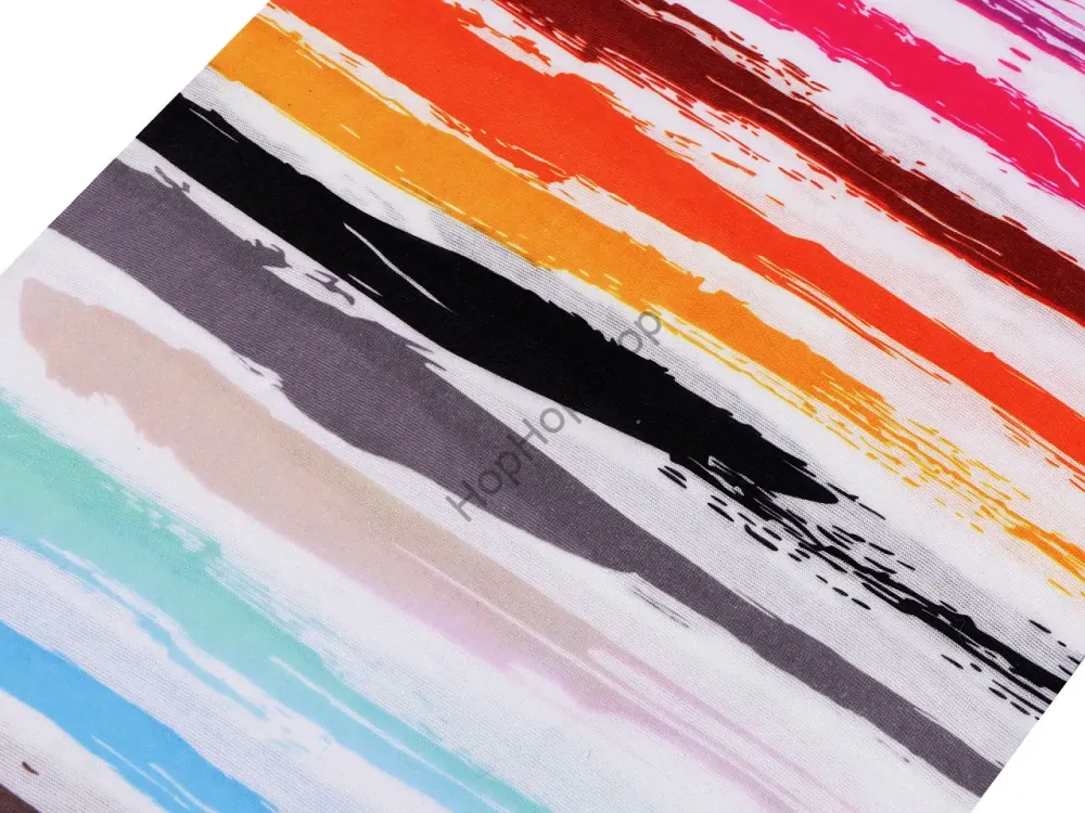 Multifunkční šátek pružný, bezešvý barevný, multikolor, duha