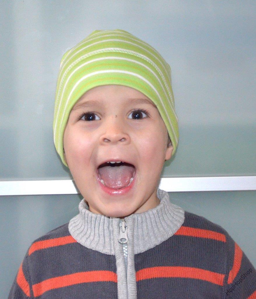 Karpet Hugo 03 čepice bavlna pruhy B růžová+bílá