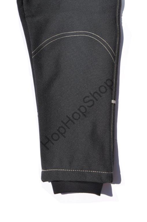 GUDO Softshellové kalhoty, ZIMA, funkční, šedé prošívání, reflexní prvek