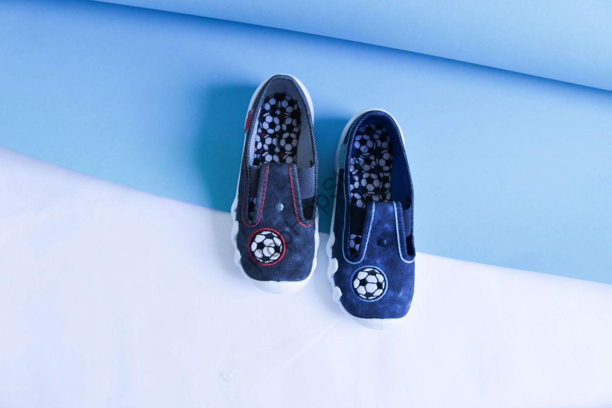 Befado Skate 290X169, chlapecké, bačkorky, tmavě modré, fotbal, Absorb-B a Soft-B systém