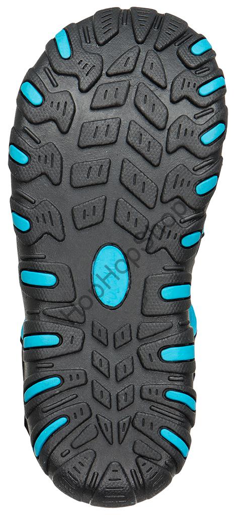 Loap DOPEY dětské sandály černá/modrá, plná špička