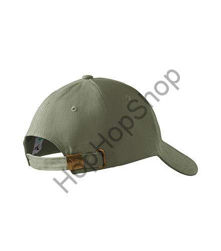 MALFINI 6P-09, kšiltovka, obvod 55-65 cm, khaki, přezka