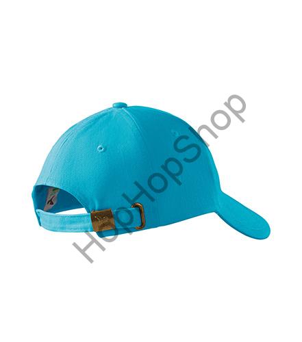 MALFINI 6P-44, kšiltovka, obvod 55-65 cm, tyrkysová, přezka