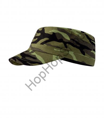 MALFINI C24-34 Camo Latino, kšiltovka, obvod 56-66 cm, 100% bavlna, maskáč zelená