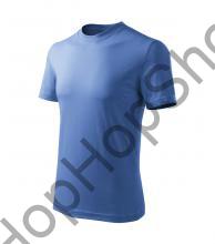 MALFINI BASIC 138-14lf, triko, dětské, 100% bavlna, azurově modrá