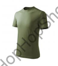 MALFINI BASIC 138-09lf, triko, dětské, 100% bavlna, khaki