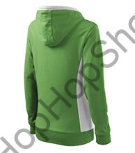 MALFINI KANGAROO 408-39 Mikina dámská, 97% bavlna, trávově zelená