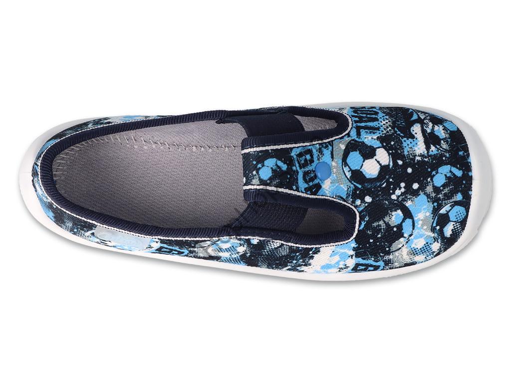 Befado Danny 975X174, chlapecké, bačkory, šedá/modrá, GOAL