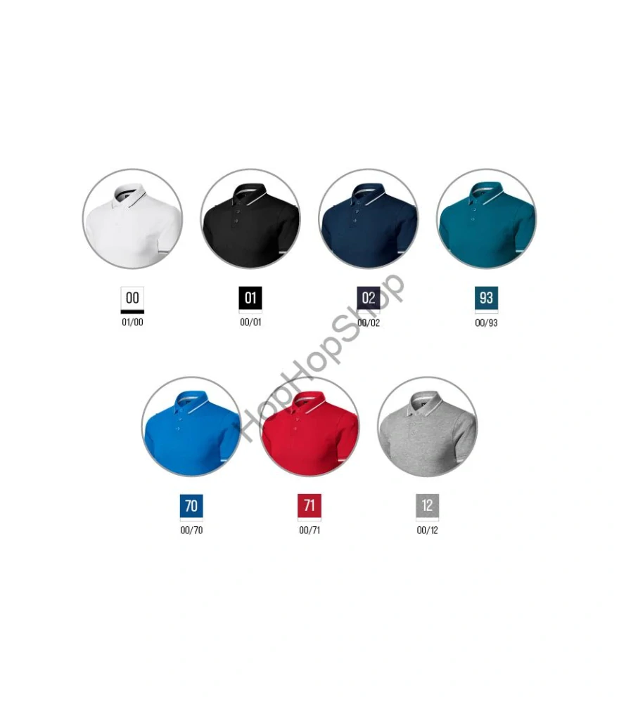 MALFINI PERFECTION PLAIN 251-71, polokošile / polotriko, chlapecké / pánské, ČERVENÉ