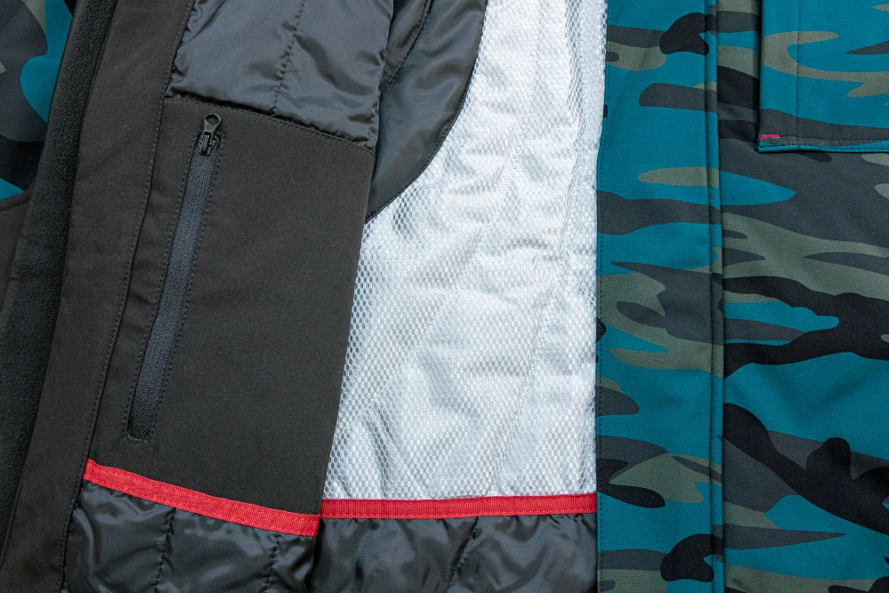 MALFINI/RIMECK VERTEX CAMO W56 pánská zimní softshellové bunda, 