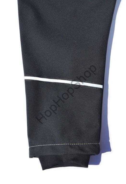 GUDO Softshellové kalhoty, ZIMA, funkční, šedé prošívání, reflexní prvek