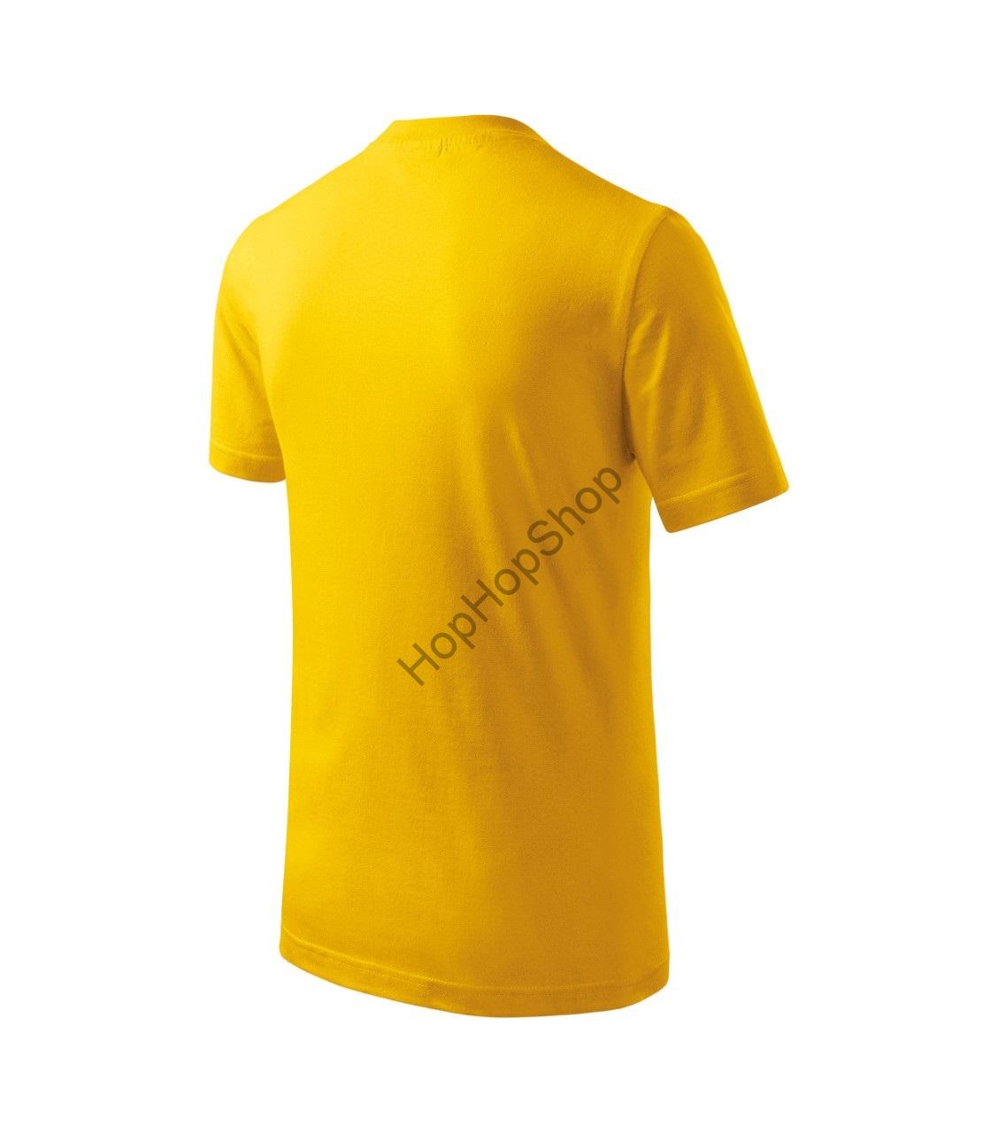 MALFINI BASIC 138-04, triko, dětské, 100% bavlna, žluté