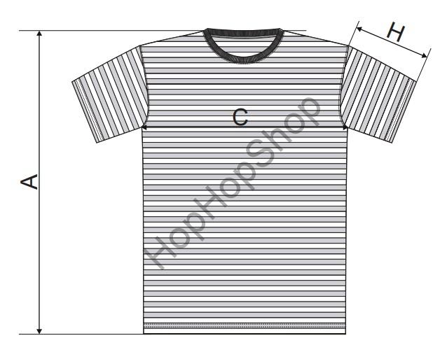 MALFINI SAILOR 803, triko, námořnické, modré/bílé pruhy, 100% bavlna