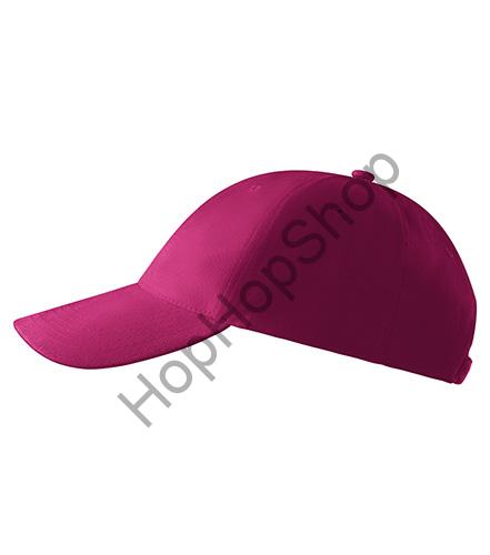 MALFINI 6P-43, kšiltovka, obvod 55-65 cm, fuchsiová, přezka