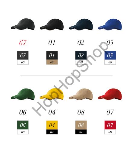 MALFINI 6P-67 Sandwich, kšiltovka, obvod 55-65 cm, tmavá břidlice, přezka