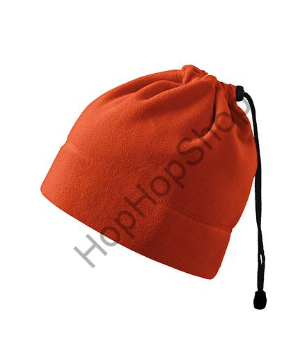Malfini Practice 519-11 čepice/nákrčník, obvod 55 cm, fleece, oranžová