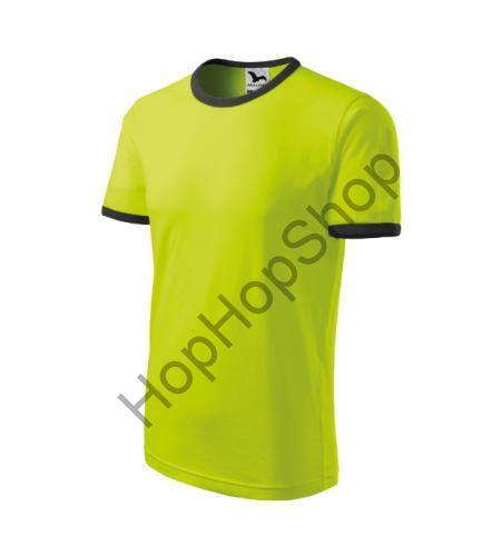 ADLER/MALFINI INFINITY 148-62, triko, dětské, limetková, černý lem