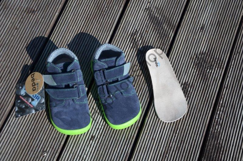 Beda barefoot BF 0001/W/M MARCUS celoroční, kožené, kotníkové, membrána, chlapecké, 2SZ