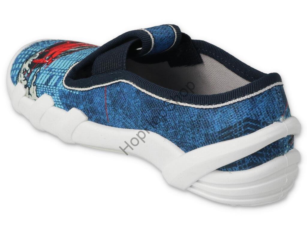 Befado Skate 290Y269, chlapecké, bačkory, modré, červené auto, Absorb-B, Soft-B