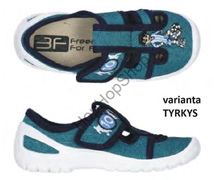3F SATURN 3Rx5/4, chlapecké, bačkůrky, tmavě modré, FOTBALISTA, vyjmutelná kožená vložka