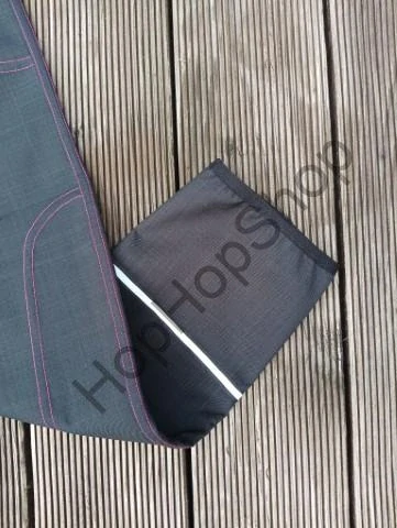 GUDO Funkční softshellové kalhoty JARO/PODZIM  s bambusem, fuchsiové prošívání a nápety, reflexní prvek