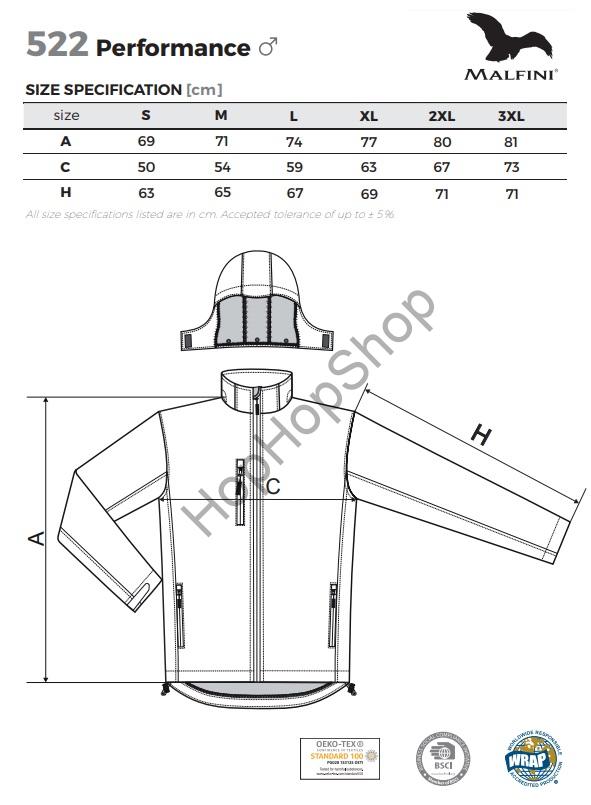 MALFINI PERFORMANCE 521-00 Softshellová bunda dívčí/dámská, bílá