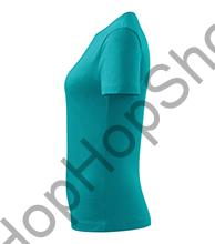 MALFINI BASIC 134-19, triko, dámské, 100% bavlna, emerald