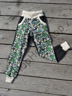 GUDO tepláky, chlapecké, traktory, 98% bavlna