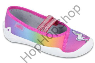 Befado Blanca 116Y249, dívčí, bačkory, balerínky, duha, koník, Soft-B