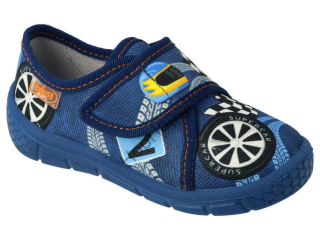 Befado Honey 557P145, chlapecké, bačkůrky, modré, Soft-B, SUPERCAR