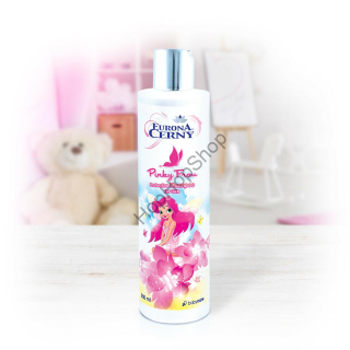 Eurona 6323 Pinky Frou, Ochranný šampon s aloe vera a vitaminem E pro malé slečny, hypoalergenní, nedráždí oči, bez parabenů, SLS/SLES silikonů, 250 ml