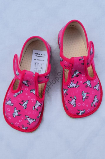 Beda barefoot 060010/W bačkorky, dívčí, UNICORN/JEDNOROŽEC