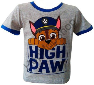 E plus M, triko, Paw Patrol, Tlapková patrola, šedé, krátký rukáv