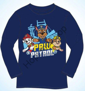 E plus M, triko, Paw Patrol, Tlapková patrola, navy modrá, dlouhý rukáv