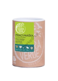 Tierra Verde Prací prášek z mýdlových ořechů na barevné prádlo, Certifikát Ecogarantie, 850g