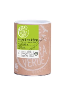 Tierra Verde Prací prášek z mýdlových ořechů na bílé prádlo a látkové pleny, Certifikát Ecogarantie, 850g