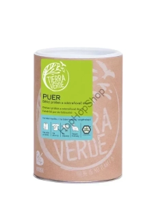 Tierra Verde Puer – bělicí prášek a odstraňovač skvrn na bázi kyslíku, Certifikát Ecogarantie, 1000g
