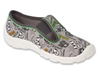 Befado Danny 975X188, chlapecké, bačkory, šedé, Soft-B, GAME