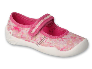 Befado Blanca 114X527, dívčí, bačkorky, balerínky, růžové, třpyt