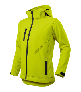 MALFINI PERFORMANCE 535-62 Dětská softshellová bunda LIMETKOVÁ