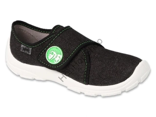 Befado Danny 974Y586, chlapecké, bačkorky, černé, Soft B, DINO